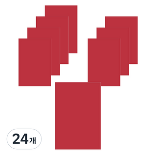 Bluemato 彩色紙 紅色 160g A4 CLP005 20張, 480張