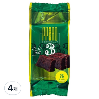 Pporo巧克力布朗尼 3入, 4個, 103g