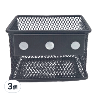 妃妃嚴選 磁吸收納盒 小號 重量90g, 黑色, 3個