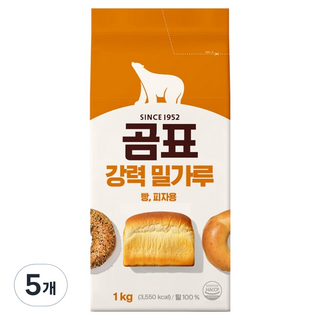 韓國 Dhflour 高筋麵粉, 1kg, 5個