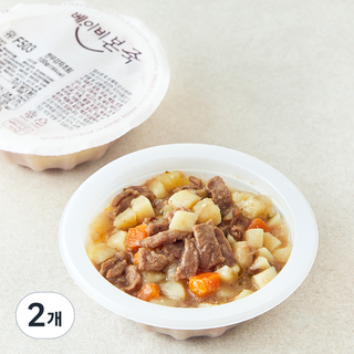 베이비본죽 한우 감자조림, 100g, 2개