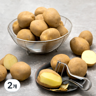 국내산 햇 감자, 2kg, 2개