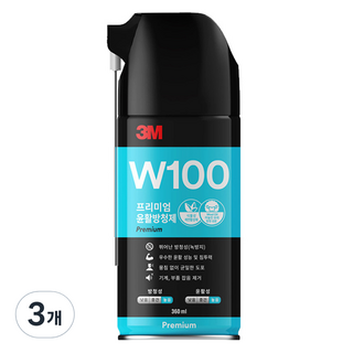 쓰리엠 W100 프리미엄 윤활방청제, 3개
