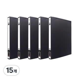 인디 베스트 크리어 화일 40매, 흑색, 15개