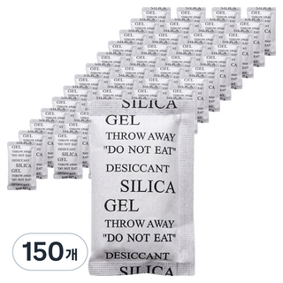바우온 실리카겔 신발 의류서랍장 산업용 제품보관 포장, 10g, 150개