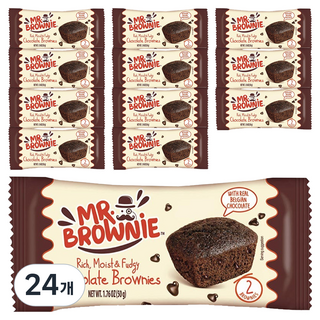 MR. BROWNIE 布朗尼先生 巧克力, 50g, 24個