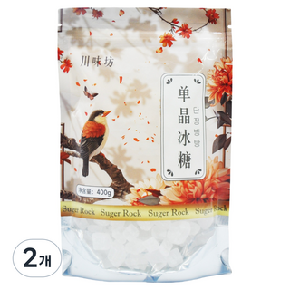 Cheonmibang 川味坊 單晶冰糖, 2個, 400g