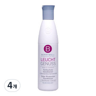 BERRYWELL 컬러 프로텍션 헤어 컨디셔너, 250ml, 4개