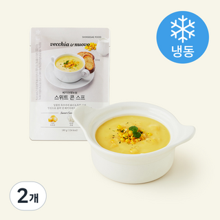 베키아에누보 스위트 콘 스프 (냉동), 180g, 2개