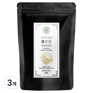 成寶食品 韓國產栗子粉, 200g, 3個