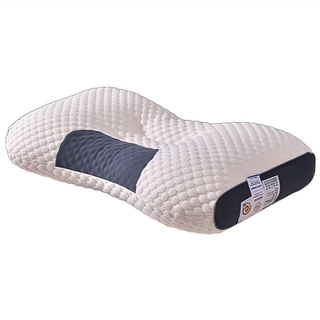 針織棉按摩枕 1.2kg, 白色, 1個