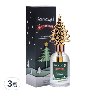 Fancy U 聖誕樹擴香瓶 200ml 英國梨小蒼蘭 English Pearfree, 3件