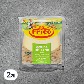 프리코 고다 치즈 웨지, 265g, 1개입, 2개