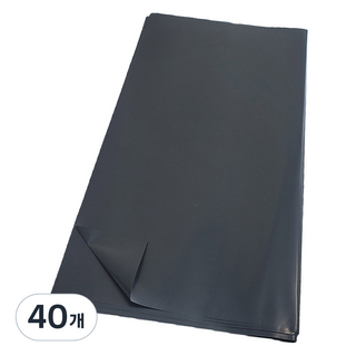 Madakkumi 雙面防水花束包裝紙, 40個, 10 黑色 黑色