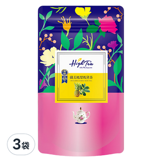 High Tea 伂橙 纖美鳳梨瑪黛茶, 2.5g, 12包, 3袋