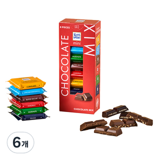 Ritter Sport 迷你組合巧克力 8入組, 133g, 6盒
