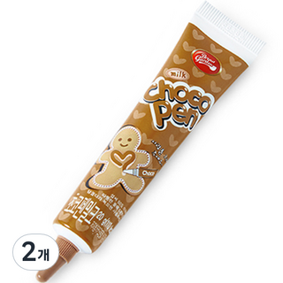 브레드가든 초코펜 밀크 데코펜, 20g, 2개