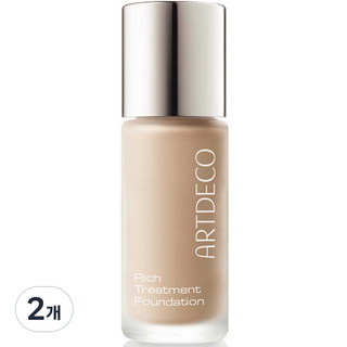 ARTDECO 防水粉底液 20ml, 2瓶, 09 SOFT SHELL