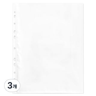 빅드림 0.8T 클리어파일 속지 A4, 100매입, 3개