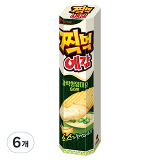 ORION 好麗友 預感香烤沾醬洋芋片 蒜香青陽辣椒&美乃滋口味, 6盒, 76g