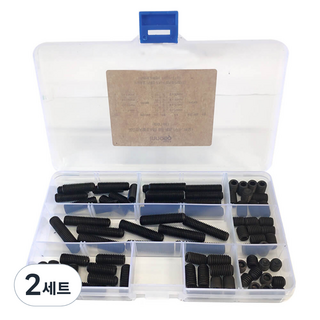 이노공구 무두 메탈 육각 렌치볼트 M8 8종 세트 W146, 2세트