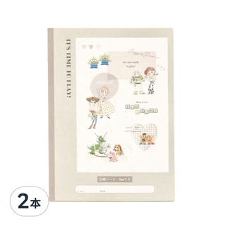 TOY STORY 玩具總動員 返校日 B5方眼格紋筆記本 250mm*175mm日本製, 2本