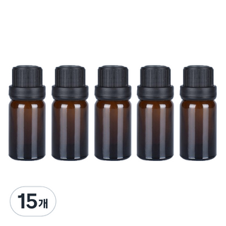 精油擴香滴管空瓶 10ml, 15個, 棕色