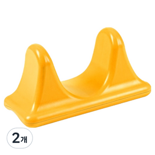 Luaz 全身伸展筋膜放鬆腰大肌按摩器, 黃色, 2個