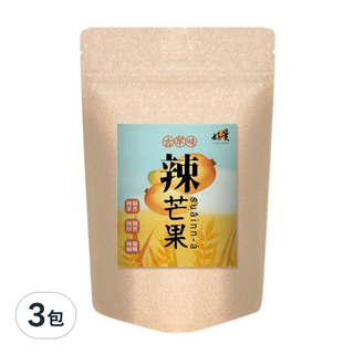 好實好居家 辣芒果乾, 3包, 150g