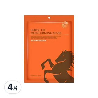 BIO FUTURE 苾菲絲 馬油逆轉奇肌隱形面膜 適合各種肌膚 低刺激性 親合肌膚 完美服貼 保濕滋潤, 1片, 4包