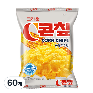 콘칲 크라운 C콘칲 군옥수수맛, 70g, 60개
