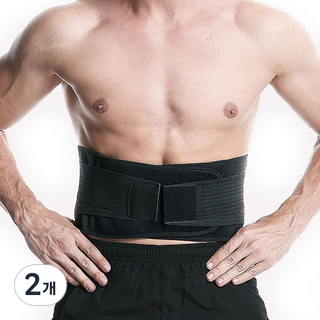 TCR 舉重腰帶 健身護腰帶 黑色, 2個