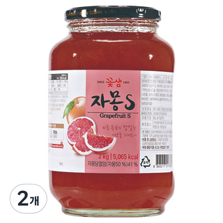 꽃샘 자몽S 차, 2kg, 1개입, 2개