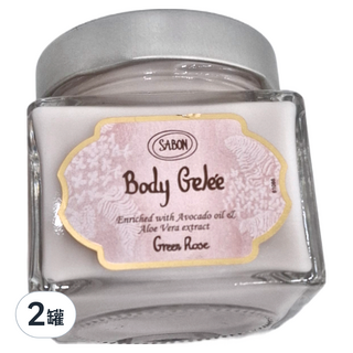 SABON 綠玫瑰清爽保濕凝凍 200ml - 輕盈保濕 打造水嫩肌, 2罐