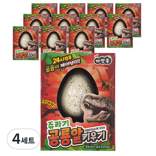 agaplus 泡水養成一把抓恐龍蛋 12種套組 隨機出貨, 4套