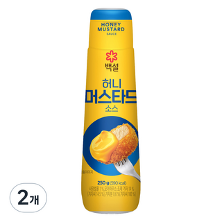 백설 허니머스터드 소스, 250g, 2개