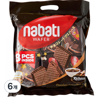 nabati 巧克力威化餅 18個入, 414g, 6袋
