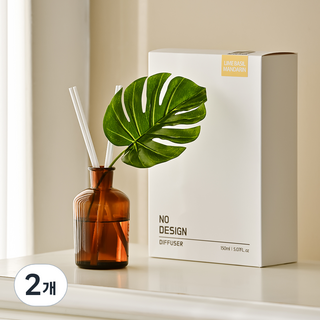 NODESIGN 無設計龜背竹花香薰禮品套裝, 白棉, 2個