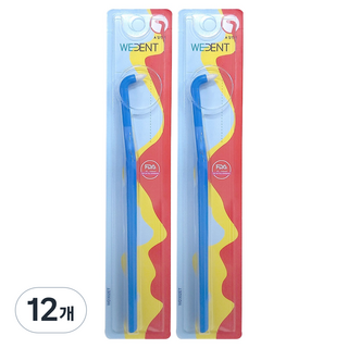 WEDENT 威登 單束毛牙刷 一般刷毛 藍色, 1入, 12個