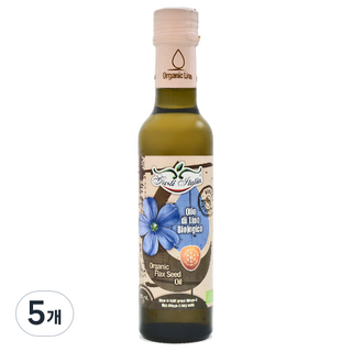 G ITALIA 亞麻仁油, 250ml, 5個