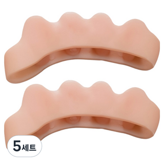 바밸라인 발가락 스트레칭 실리콘링 양발착용 세트 스킨, 5세트
