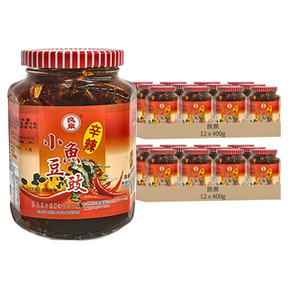 良泉 小魚豆鼓 辛辣, 400g, 24罐