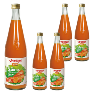 voelkel 維可 鮮榨胡蘿蔔原汁, 700ml, 5瓶