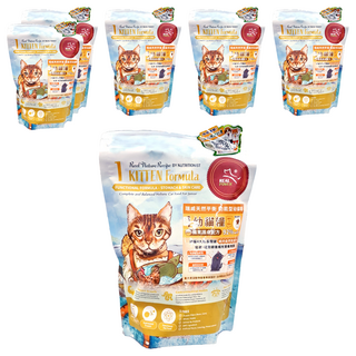 REAL POWER 瑞威 幼貓 1號貓糧, 腸胃護膚配方, 500g, 6包