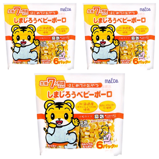 MAEDA 大阪前田製菓 5連小老虎蛋酥, 原味, 60g, 3個