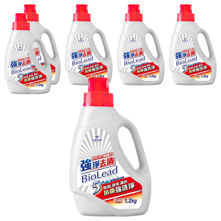 台塑生醫 BioLead 強淨去漬洗衣精瓶裝, 1.2kg, 6個