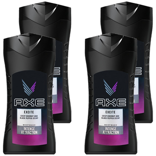 AXE 男用沐浴乳 FR017-7 激情誘惑, 250ml, 4件