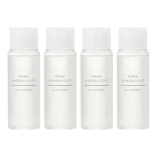 MUJI 無印良品 溫和卸妝油 攜帶型, 50ml, 4瓶