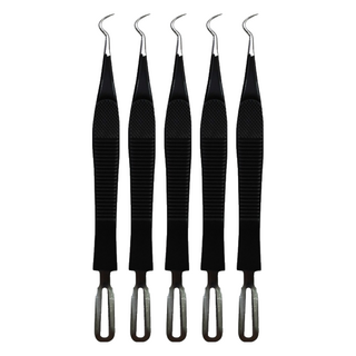 台灣 COSMOS 迷你雙頭粉刺夾 勾 H34717, 5個, 黑色