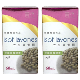 GENHAO菁禾 大豆異黃酮 純素, 2個, 60顆